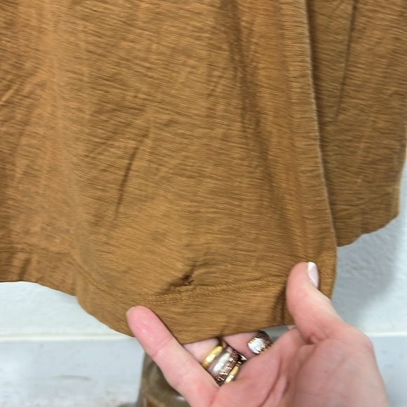 Nation LTD Brown Short Sleeve Midi Dress Size XS - Picture 14 of 14